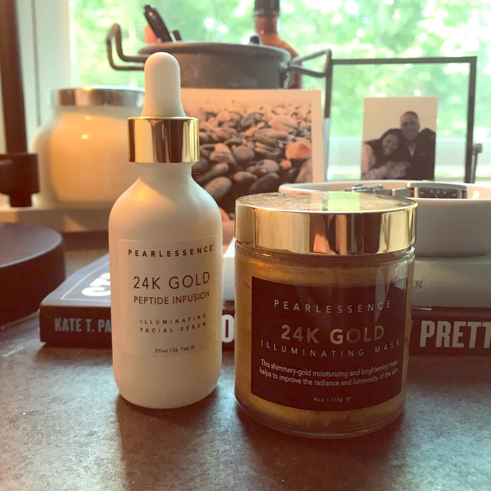 Pearl essence 24K face mask set